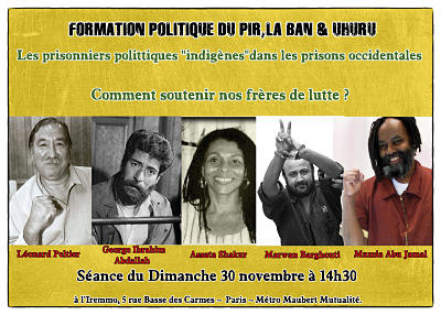 Les prisonniers politiques 'indigènes' en Occident (vidéo)